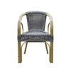 Outdoor Round Aluminium Metal Plastic Rattan Wicker Garden Chair