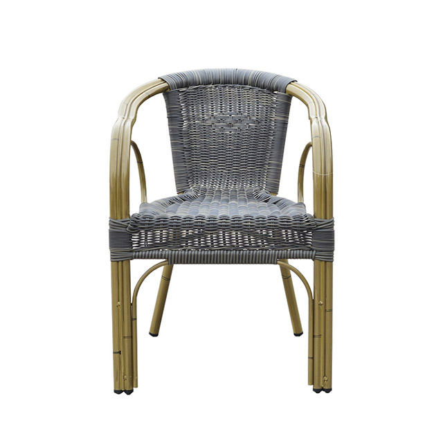 Outdoor Round Aluminium Metal Plastic Rattan Wicker Garden Chair
