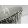 Hotel Rattan Woven Table With Tempered Glass Top Home General Use Garden Outdoor Chair Furniture