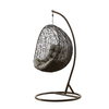 Outdoor Double Cane Hanging Chair with Stand
