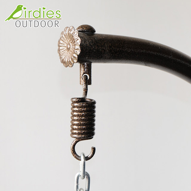 Birdies Factory Off Egg Design Portable Indoor Rattan Patio Swing Chair