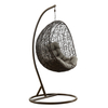 Outdoor Double Cane Hanging Chair with Stand
