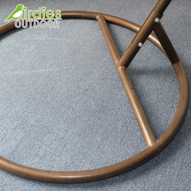 Birdies Factory Off Egg Design Portable Indoor Rattan Patio Swing Chair