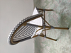 Bistro Vintage Aluminium Outdoor Furniture Flower Dining Garden Rattan Chair