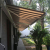 Outdoor Garden Patio Garage Metal Aluminum Waterproof Retractable Vertical Electric Awning