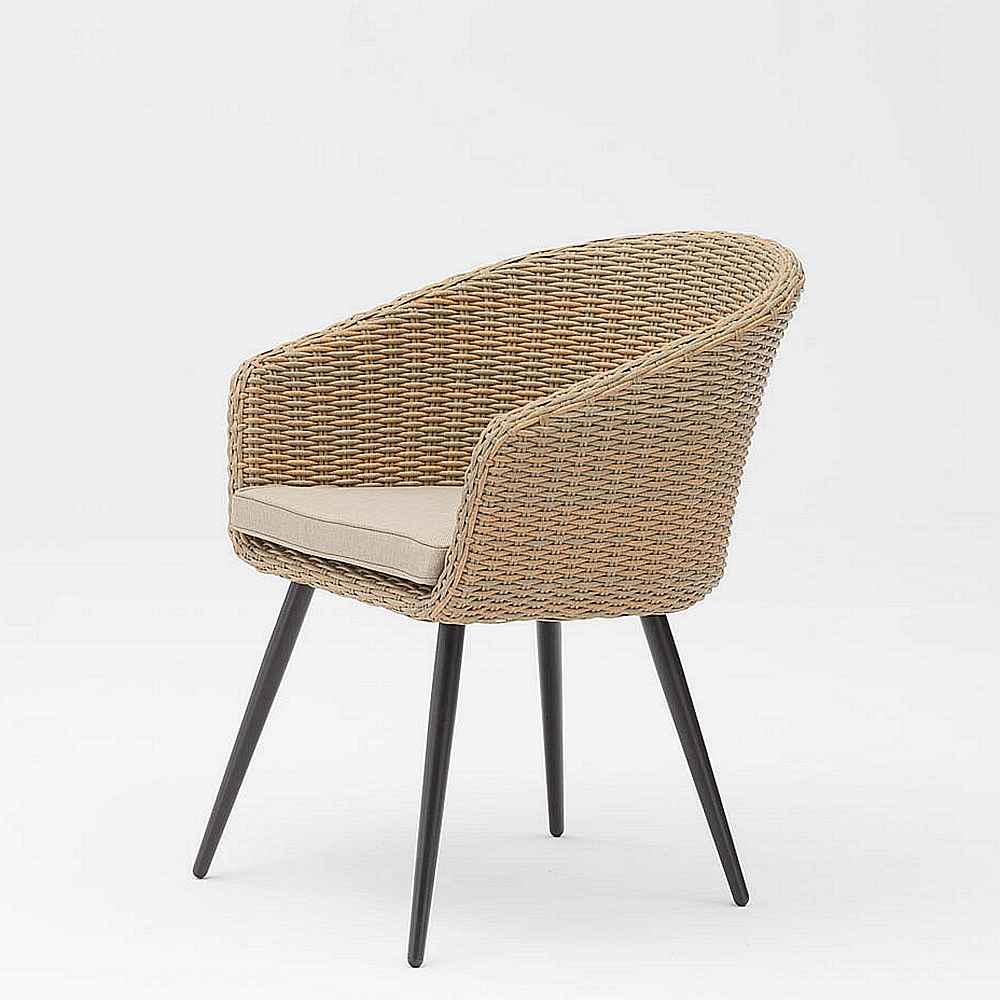 High-quality Hot-selling Durable Waterproof Sunscreen High-end Outdoor Garden Beach Rattan Woven Rattan Chair