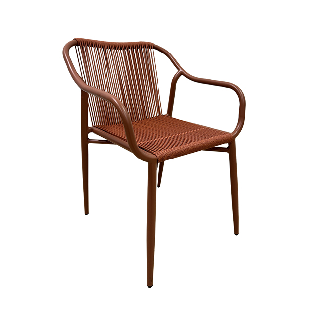Aluminum Frame Rattan Woven Dining Table Chair Set Weather Resistant Outdoor Patio Furniture