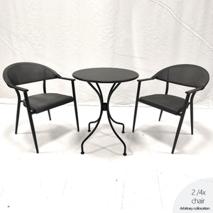 China Black Standard Carbon Steel Garden Table