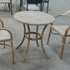 Newly Designed Durable Elastic Flexible Rope Braided Aluminum Frame Garden Rope Outdoor Chair