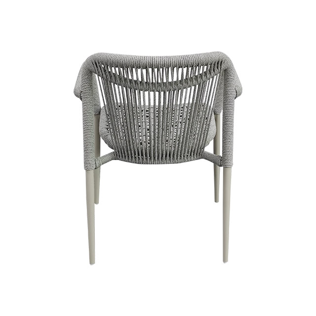 Outdoor Rattan Rope Woven Chairs, Aluminum Alloy Anti-Corrosion And Waterproof Furniture For Homestay Balconies, Gardens And Courtyards