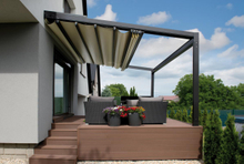 Outdoor Garden Patio Roof Free Standing Balcony Custom Aluminum Motorized Retractable Automatic Awning