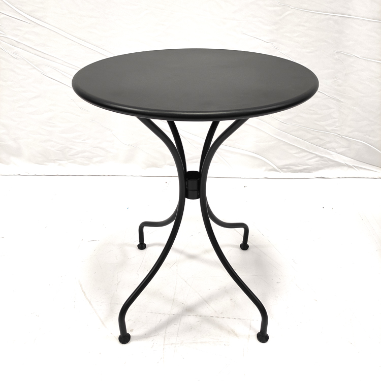 China Black Standard Carbon Steel Garden Table