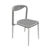 Outdoor Table And Chair, Courtyard Balcony, Open-air Garden, Waterproof And Sun-Proof, All-Aluminum Rope Chair, Tea Table And Chair Combination