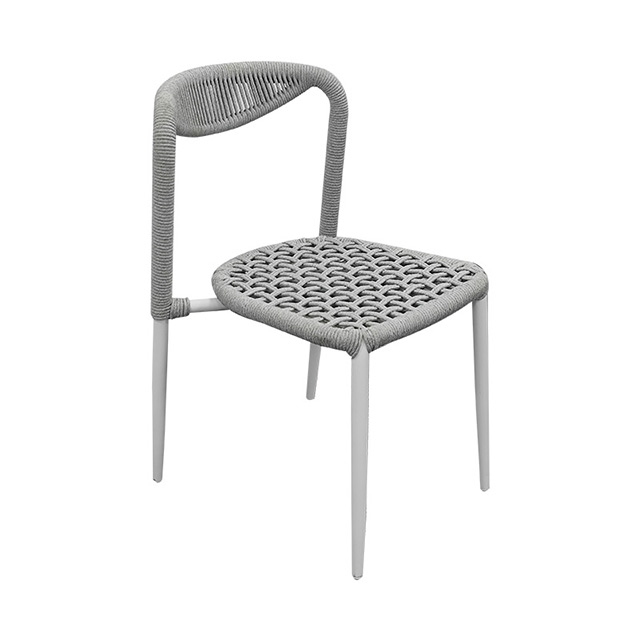 Outdoor Table And Chair, Courtyard Balcony, Open-air Garden, Waterproof And Sun-Proof, All-Aluminum Rope Chair, Tea Table And Chair Combination