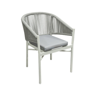 Outdoor Rope-Woven Chairs, Waterproof Leisure Chairs For Villas, Resorts And Hotels, Garden, Courtyard, Terrace And Balcony Furniture