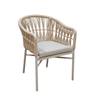 Outdoor Tables and Chairs for Homestays & Outdoor Café Terraces | Aluminum Alloy Rope-Woven Furniture