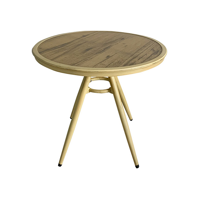 Outdoor Tables AndChairs, Courtyard Anti-Corrosion Wood Tables, Balcony Leisure Coffee Shop And Outdoor Garden Dining Table