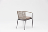 Hot New Technology Design Modern Rattan Aluminum Frame Garden Terrace Beach Armrest Leisure Rattan Outdoor Chair