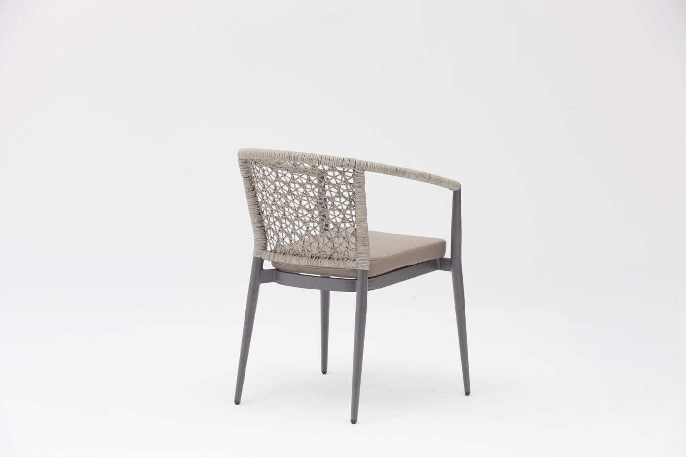 Hot New Technology Design Modern Rattan Aluminum Frame Garden Terrace Beach Armrest Leisure Rattan Outdoor Chair