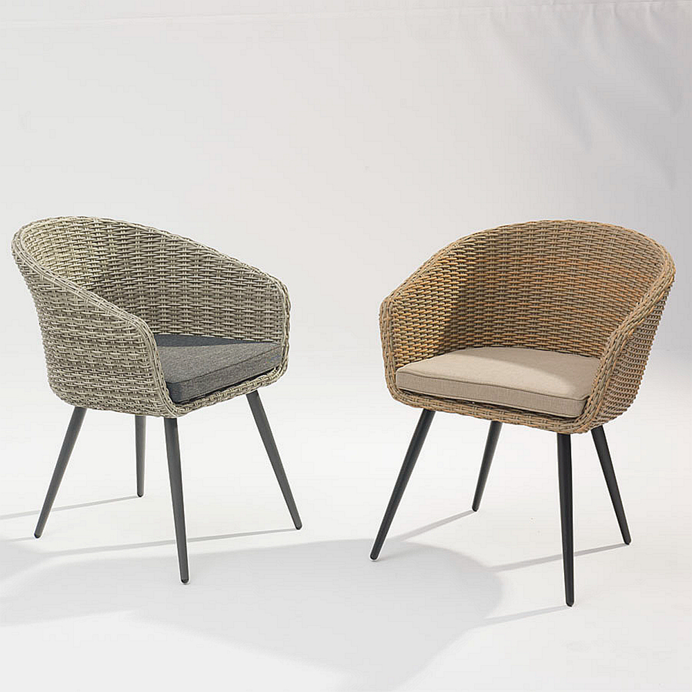 High-quality Hot-selling Durable Waterproof Sunscreen High-end Outdoor Garden Beach Rattan Woven Rattan Chair