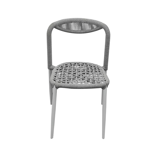 Outdoor Table And Chair, Courtyard Balcony, Open-air Garden, Waterproof And Sun-Proof, All-Aluminum Rope Chair, Tea Table And Chair Combination