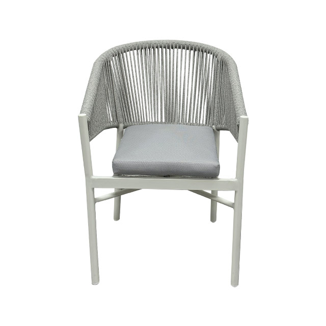 Outdoor Rope-Woven Chairs, Waterproof Leisure Chairs For Villas, Resorts And Hotels, Garden, Courtyard, Terrace And Balcony Furniture