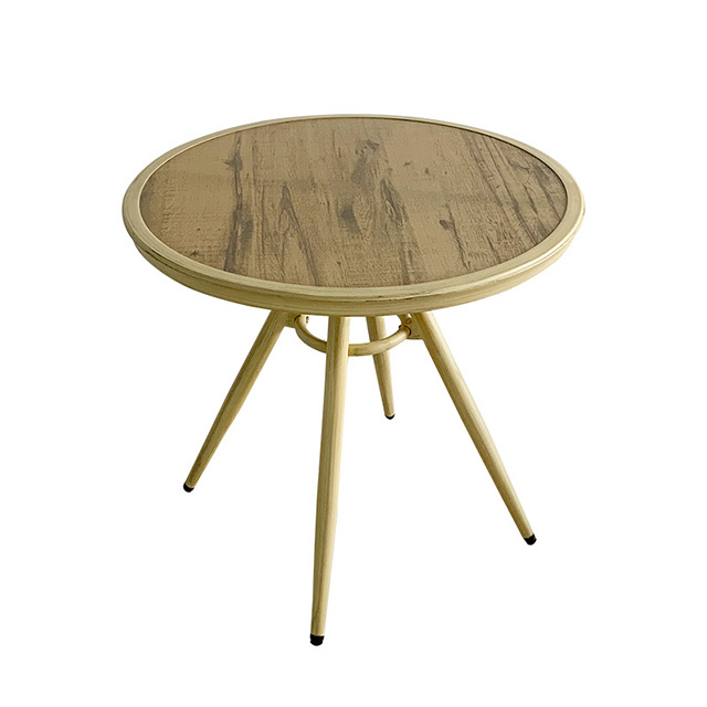 Outdoor Tables AndChairs, Courtyard Anti-Corrosion Wood Tables, Balcony Leisure Coffee Shop And Outdoor Garden Dining Table