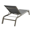 Outdoor garden Sunshine beach Hotel swimming pool Aluminum Chaise Lounger chair with Mesh Seat