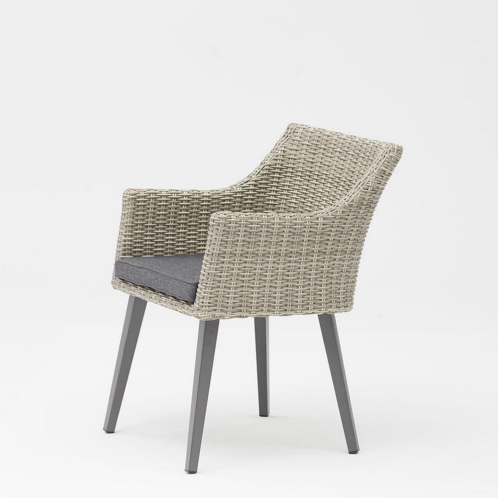 New Craft Design Modern Rattan Patio Garden Color Beach Chair Armrest Leisure Rattan Outdoor Chair