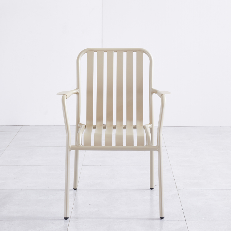 Color Design Home Dining Room Outdoor Bistro Bar Coffee Restaurant Patio Garden Furniture Aluminum Metal Chair