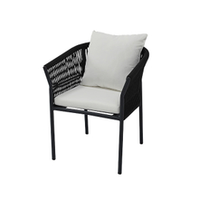 Outdoor Leisure Woven Chair Garden Garden Balcony Rattan Woven Outdoor Sun Protection Dining Chair Villa Homestay Tables And Chairs