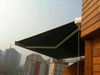 Outdoor Garden Patio Garage Metal Aluminum Waterproof Retractable Vertical Electric Awning