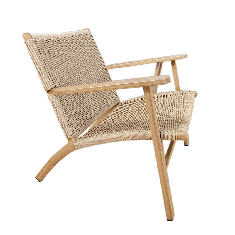 Leisurely Home Balcony Outdoor Cafe Library Leisurely Tables And Chairs Warm Color Woven Rattan Furniture