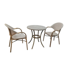 Newly Designed Durable Elastic Flexible Rope Braided Aluminum Frame Garden Rope Outdoor Chair