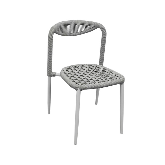 Outdoor Table And Chair, Courtyard Balcony, Open-air Garden, Waterproof And Sun-Proof, All-Aluminum Rope Chair, Tea Table And Chair Combination
