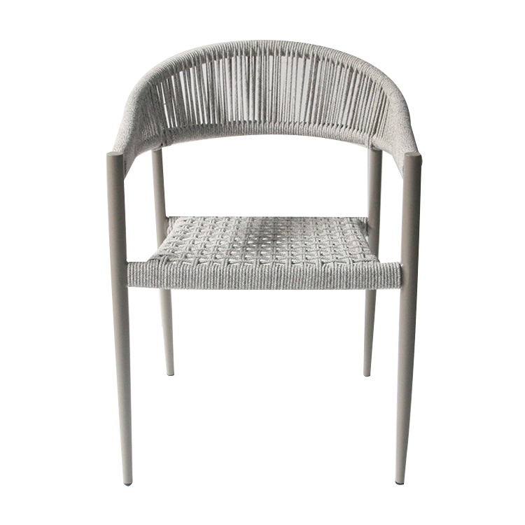 Hot Sale Modern Leisure Coffee Woven Garden Outdoor Chair Rope Furniture