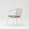 Hot New Technology Design Modern Rattan Aluminum Frame Garden Terrace Beach Armrest Leisure Rattan Outdoor Chair