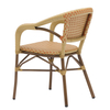 Elegant cheap indoor or outdoor cafe restaurant home aluminium furniture garden chairs