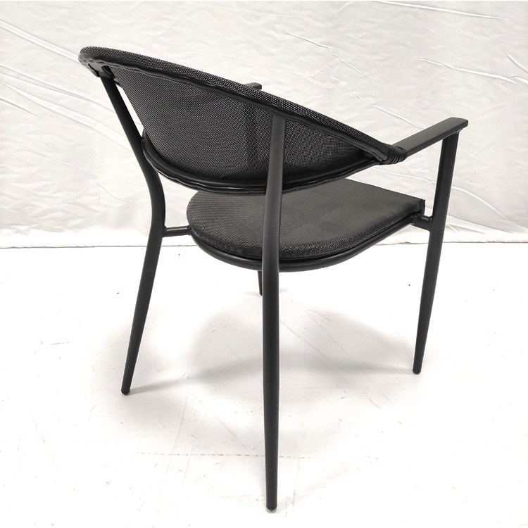 Outdoor French Bistro Aluminum Hotel Cafe Garden Chairs
