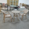 Newly Designed Durable Elastic Flexible Rope Braided Aluminum Frame Garden Rope Outdoor Chair