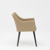 New Craft Design Modern Rattan Patio Garden Color Beach Chair Armrest Leisure Rattan Outdoor Chair