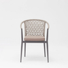 Hot New Technology Design Modern Rattan Aluminum Frame Garden Terrace Beach Armrest Leisure Rattan Outdoor Chair