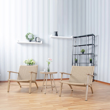 Leisurely Home Balcony Outdoor Cafe Library Leisurely Tables And Chairs Warm Color Woven Rattan Furniture