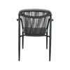 Outdoor Chair Courtyard Outdoor Balcony Outdoor Chair Aluminum Alloy Fining Chair Rattan Woven Tables And Chairs Leisure Chair