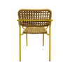 Newly Designed Woven Aluminum Frame Durable Garden Rope Outdoor Chair