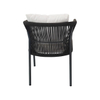 Outdoor leisure woven chair Garden garden balcony Rattan woven outdoor sun protection dining chair Villa Homestay tables and chairs
