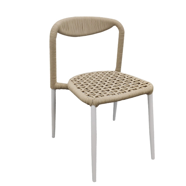 Outdoor Courtyard Tables And Chairs, Villa Aluminum Alloy Chairs, Leisure Coffee Shop Braided Tables And Chairs
