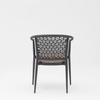 Hot New Technology Design Modern Rattan Aluminum Frame Garden Terrace Beach Armrest Leisure Rattan Outdoor Chair