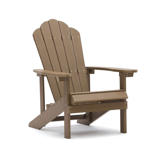 Outdoor Colorful Waterproof Plastic Wood Patio Garden Adirondack Chair