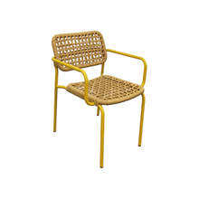 Newly Designed Woven Aluminum Frame Durable Garden Rope Outdoor Chair